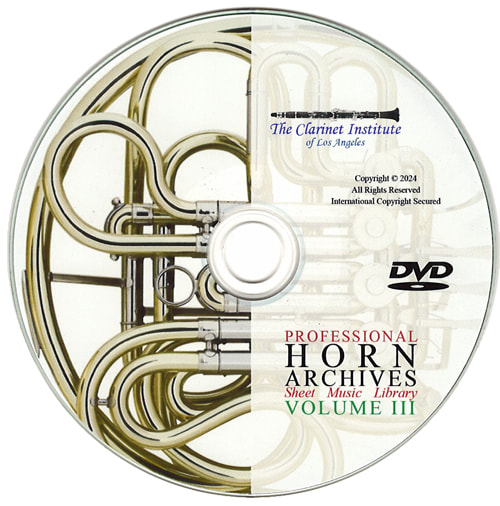 French Horn Sheet Music Archive - ​Volume 3