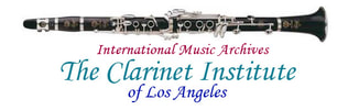 Clarinet Institute Music Archives